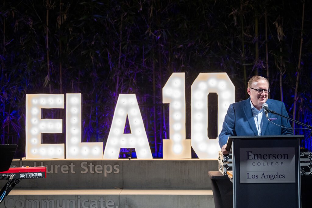 Jay Bernhardt at the ELA 10 year celebration. 