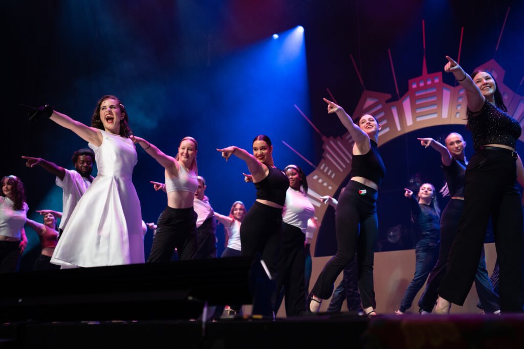 Performers on stage