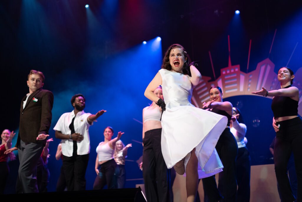 Performers on stage