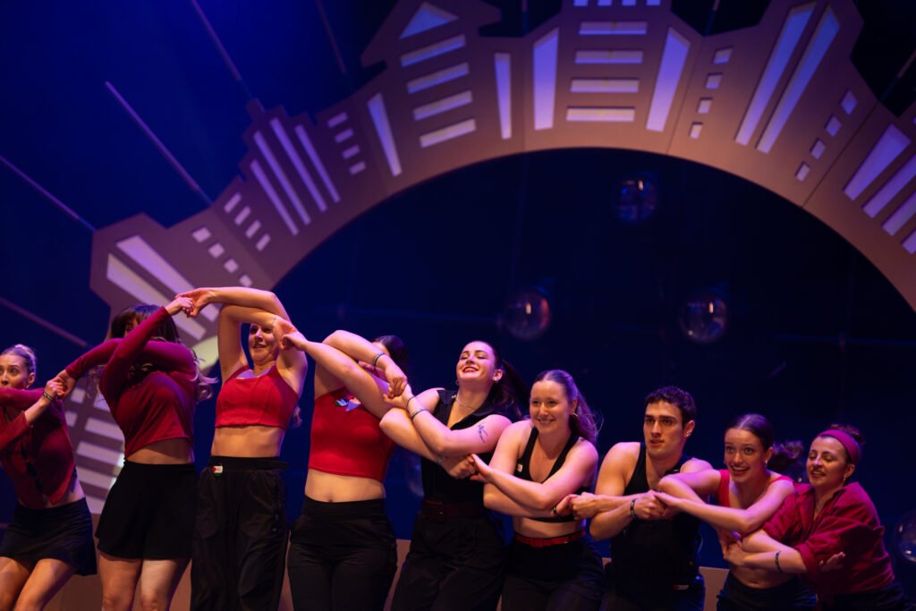 Performers on stage