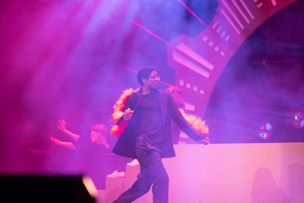 Performer on stage