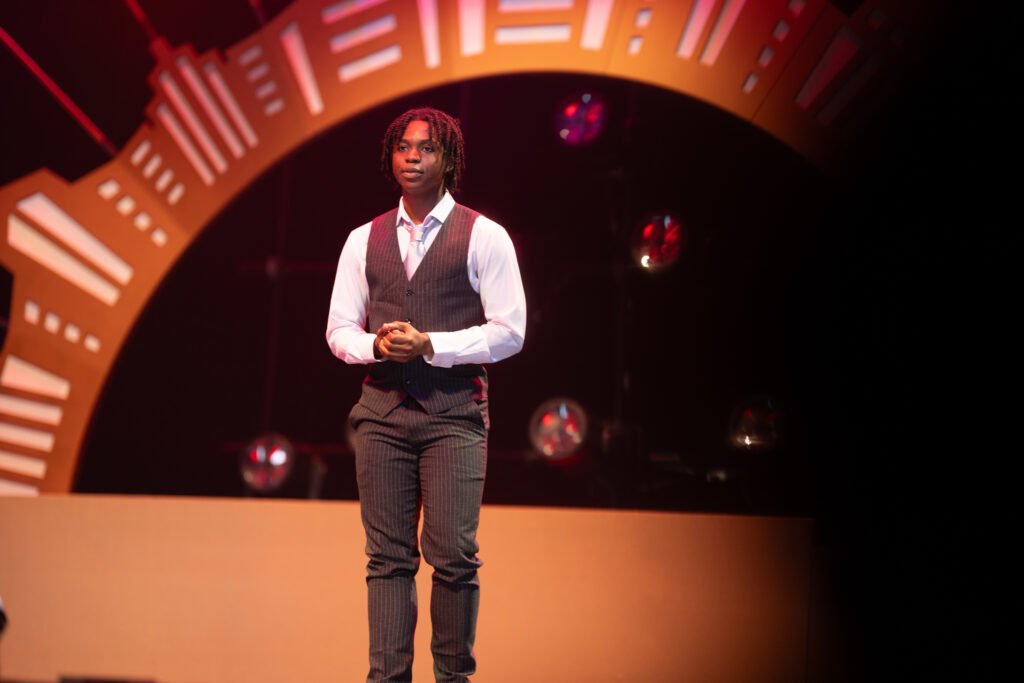 One host on stage