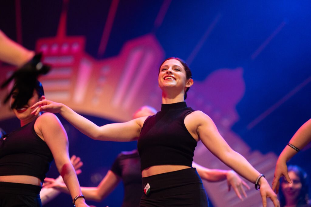 Performers on stage