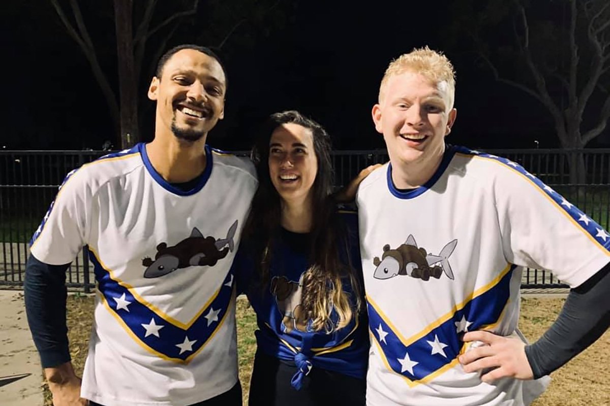 David Fox, Lindsay Simpson, and Tyler Trudeau