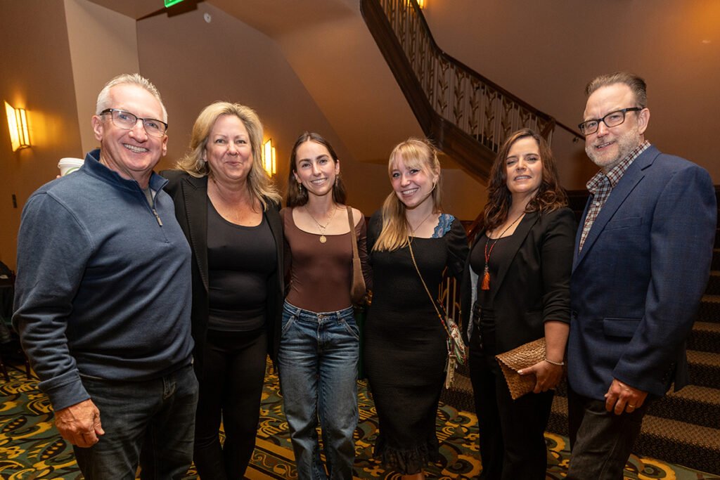 Emma Brady, Lauren Pruner, and their parents.  