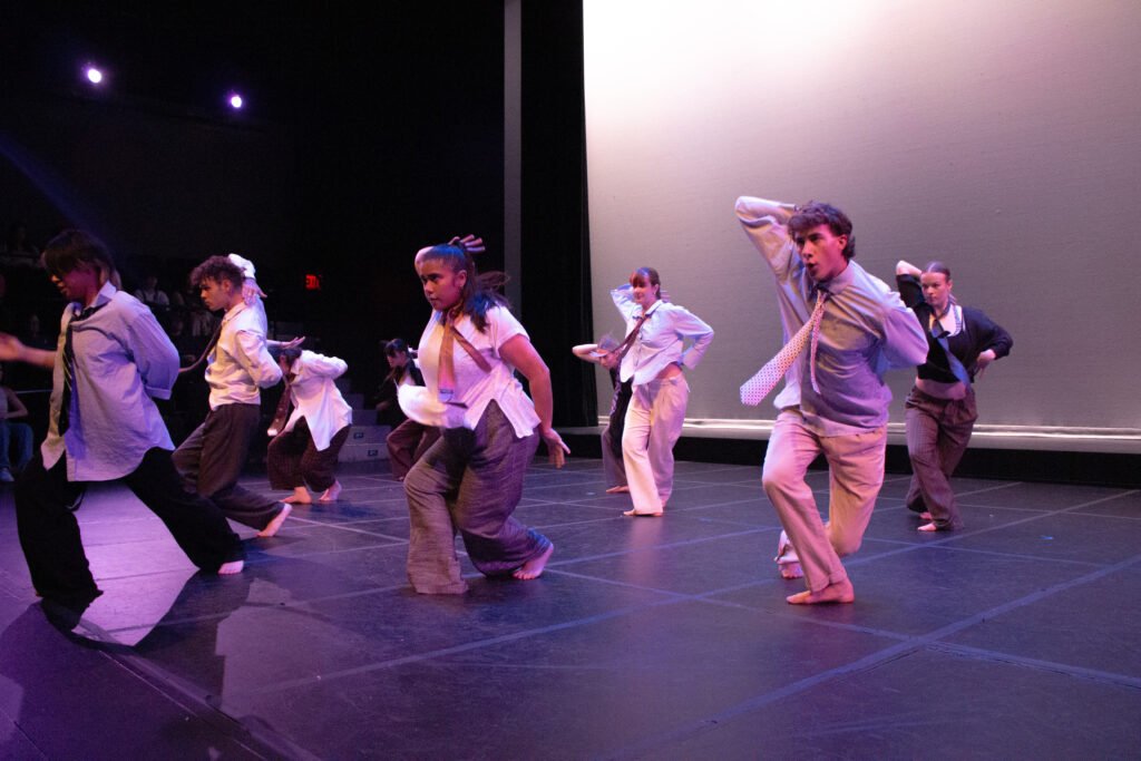Dancers on stage