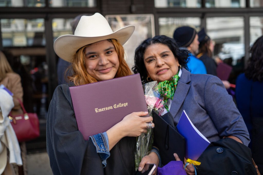 Grad with relative.