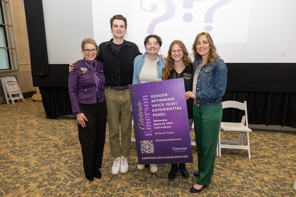 Barb Worth, Logan Clark, Cai Conners, Lior Grader, and Clinical Instructor Michele Page Sinotte.