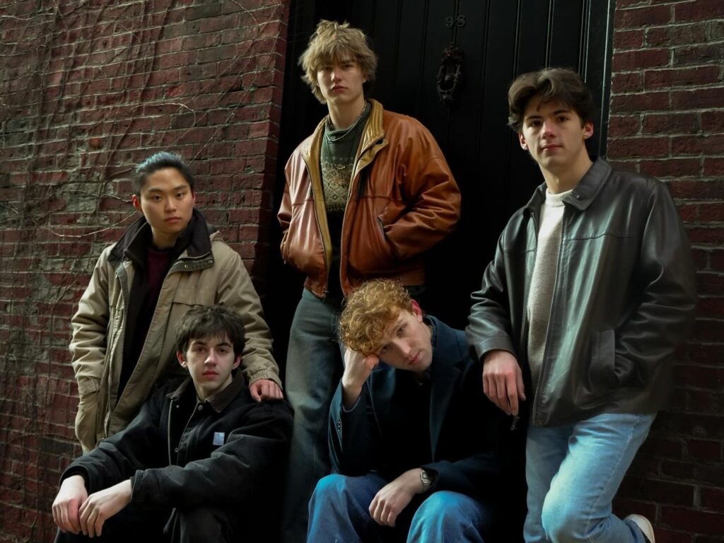 Members of Cut The Kids In Half pose for photo