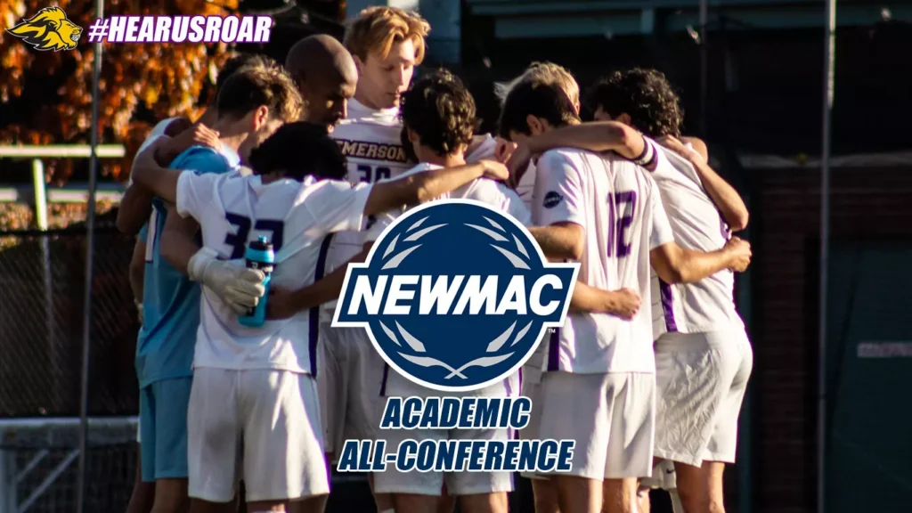 Men's soccer team huddle together
