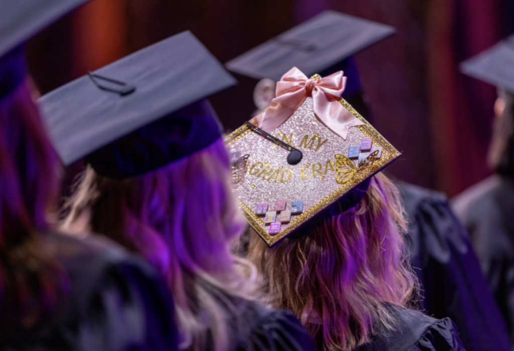 A pretty mortarboard